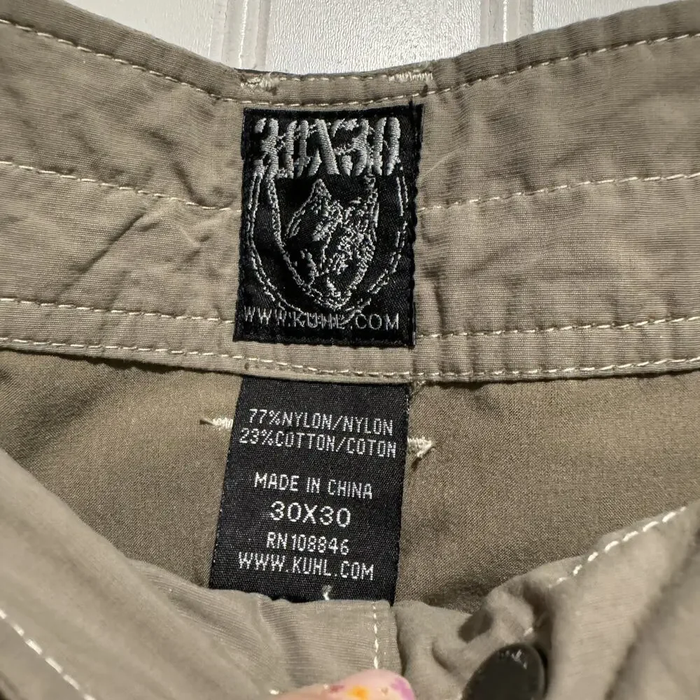 Kuhl Liberator Convertible Pants Tan Mens 30/30